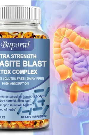 Parasite Blast Detox Complex - Promotes Intestinal Health, Metabolism, Digestive Health, and Improves The Immune System