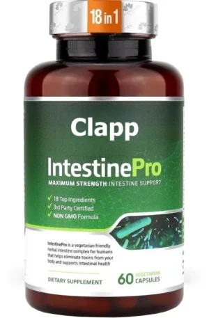 Intestinal Health Supplement, Containing Wormwood, Black Walnut, Cloves, Pumpkin Seeds, Etc. -60 Vegetarian Capsules