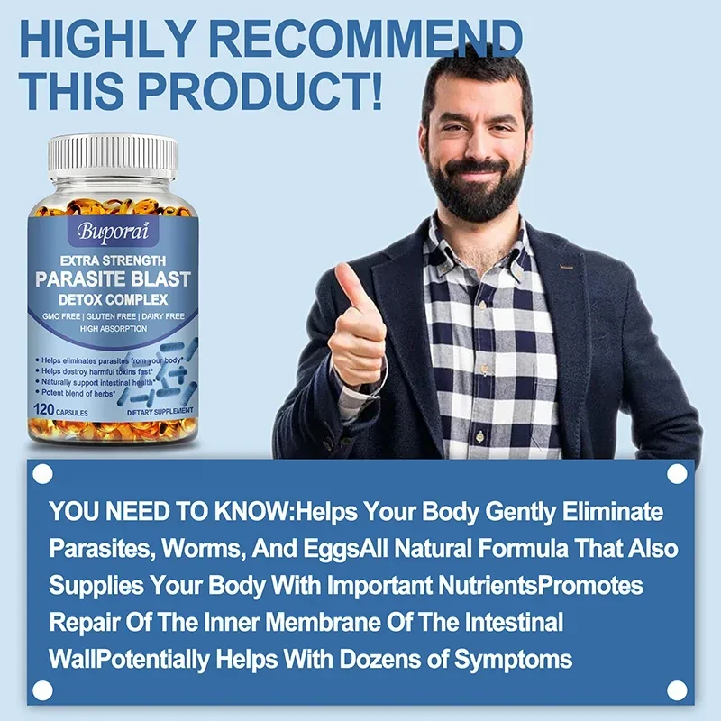 Parasite Blast Detox Complex - Promotes Intestinal Health, Metabolism, Digestive Health, and Improves The Immune System - Image 5