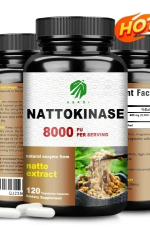 Nattokinase - Maintains Blood Pressure Balance, Supports Cardiovascular Health, Heart Health