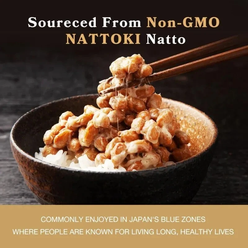Nattokinase 5000 FU, A Highly Effective Nattokinase Supplement Capsule - Image 2